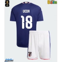 Japan Ayase Ueda #18 Hjemmedraktsett Barn VM 2026 Kortermet (+ Korte bukser)